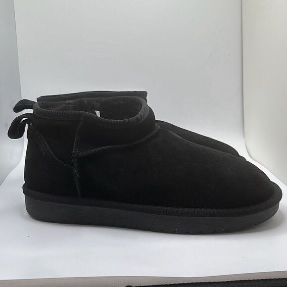 CUSHIONAIRE Women's pull on boot 10 BLACK - Picture 1 of 7